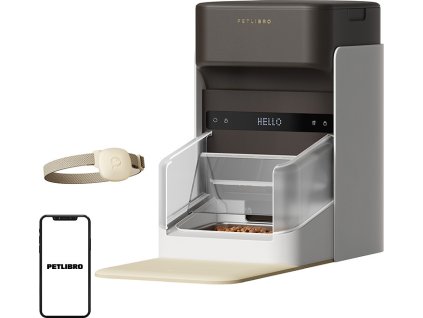 Inteligentní dávkovač krmiva Petlibro RFID s obojkem, 3 l