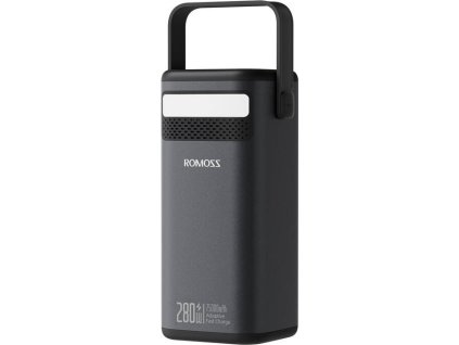Powerbanka / záložní zdroj Romoss PMT75-DC 75000mAh 280W vhodná i pro notebooky, 240Wh (černá)