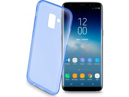 Barevné gelové pouzdro CELLULARLINE COLOR pro Samsung Galaxy S9, modré