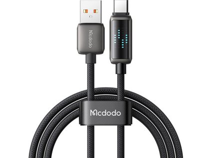 Kabel Mcdodo CA-2350 USB-A na USB-C, 6A, LED displej, 1,2 m