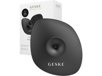 Čistiaca kefka na tvár 4v1 s rukoväťou Geske s aplikáciou (sivá)