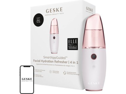 Hydratační přístroj na obličej 4 v 1 Geske s aplikací (starlight)