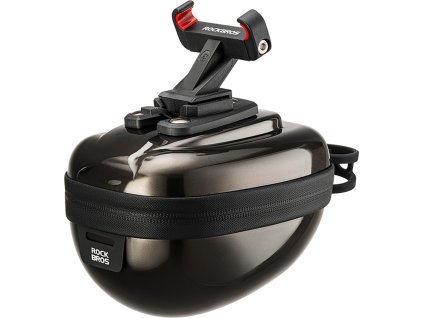 Podsedlová taška Rockbros Rigid Hard Shell Compact 0,4 l - čierna