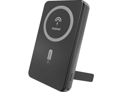 Powerbanka Dudao K14S+ 10000mAh 20W USB-A / USB-C / MagSafe so stojanom - čierna