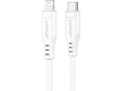 Kabel USB MFI Acefast C3-01, USB-C na Lightning, 30 W, 1,2 m (bílý)