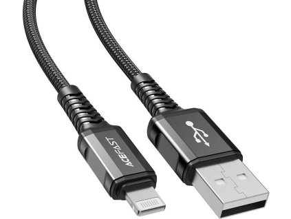 Kábel USB-Lightning Acefast C1-02, 1,2 m (čierny)