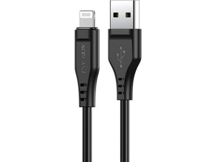 Kabel USB na Lightning Acefast C3-02, MFi, 2,4A 1,2 m (černý)