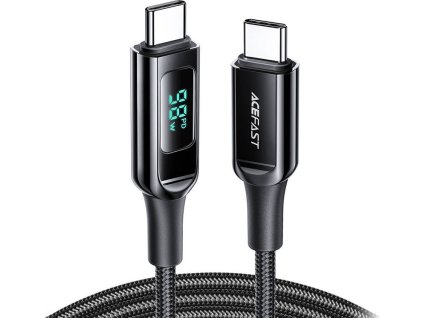 Acefast C6-03 Black USB-C - USB-C PD QC cable 100W 5A 480Mb/s 2m - black