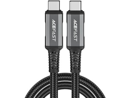 Kábel USB-C na USB-C Acefast C1-09, 48W, 1m (čierno-sivý)
