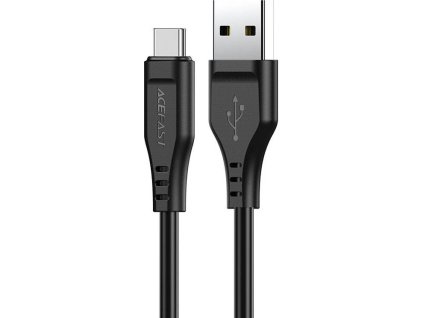 Kábel USB na USB-C, Acefast C3-04 1,2 m, 60 W (čierny)