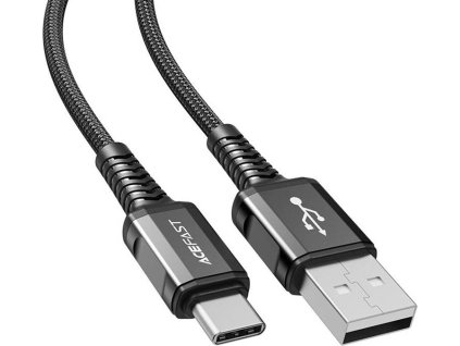 Kábel USB do USB-C 1,2 m Acefast C1-04 (čierny)
