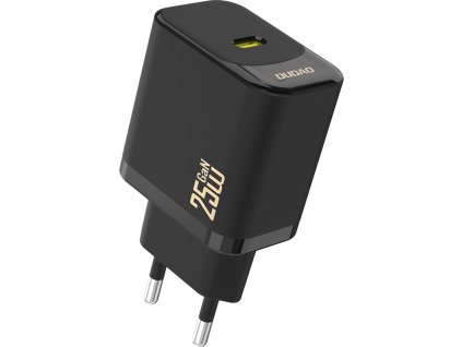 Nabíječka Dudao A27 25W GaN USB-C do zásuvky - černá