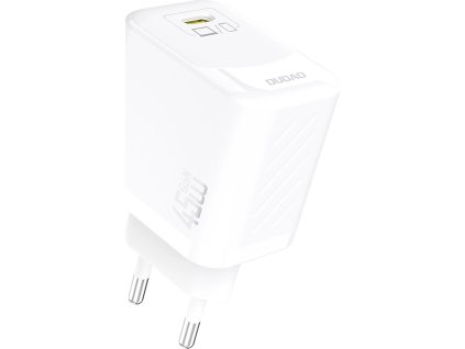 Nabíječka Dudao A28 45W GaN USB-C do zásuvky - bílá