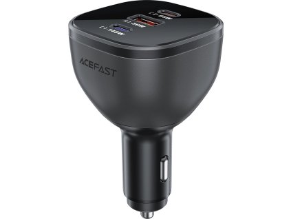 Autonabíječka Acefast B14 165W 2x USB-C 1x USB-A - černá