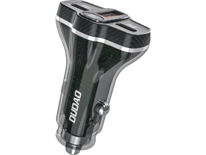 Dudao R78 78W nabíječka do auta USB-C PD / 2xUSB-A QC - černá