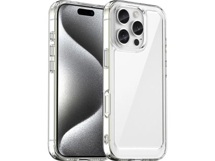 Kryt Outer Space s gelovým rámečkem pro iPhone 16 Pro – čirý