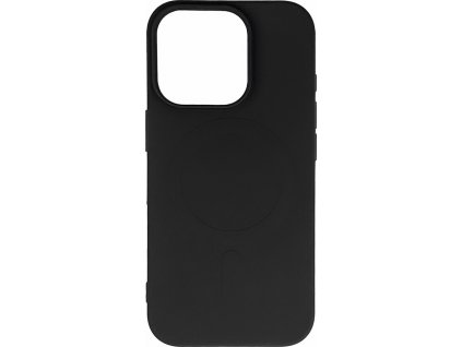 Silikonový kryt MagSafe pro iPhone 16 Pro - černý