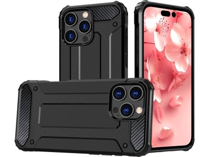 Kryt Hybrid Armor pre iPhone 16 Pro – čierny