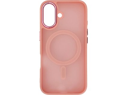 Kryt Magnetic Collection MagSafe pro iPhone 16 Plus – růžový
