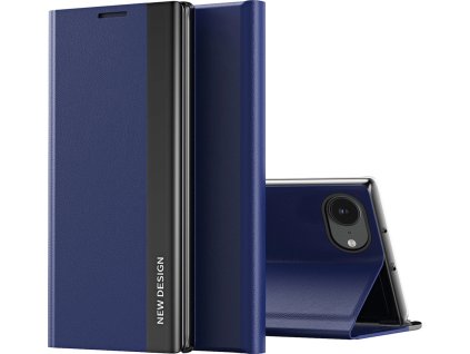 Pouzdro Sleep Case Pro pro iPhone 16e s výklopným krytem a stojánkem - modré