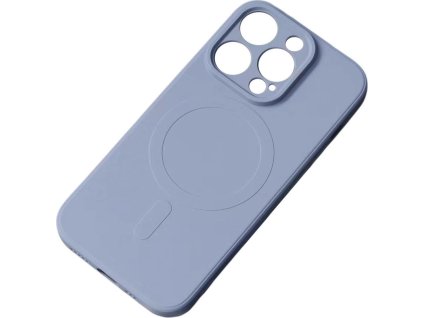 Silikónový kryt na iPhone 16e s MagSafe – sivý