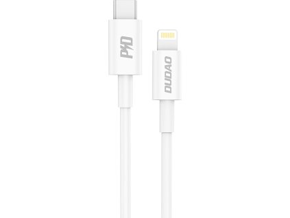 Kabel Dudao L6X USB-C - Lightning PD 20W 1m - bílý