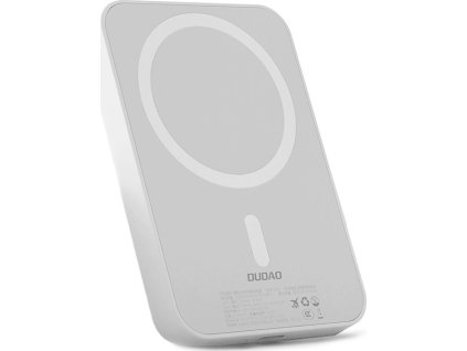 Powerbanka Dudao K26S 5000mAh 20W USB-A / USB-C / MagSafe - bílá