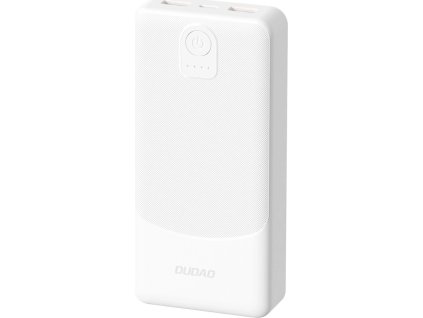 Powerbanka Dudao K10Pro 2.4A 20000mAh 2 x USB-A - bílá