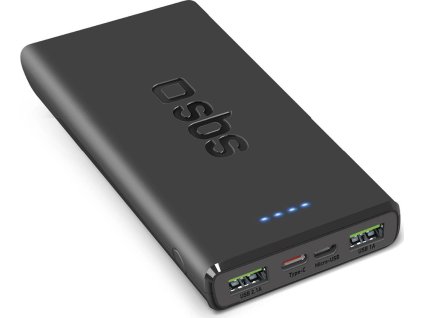 Powerbanka SBS TTBB10000FASTPD20K 10000 mAh 20W s funkcí Power Delivery - černá