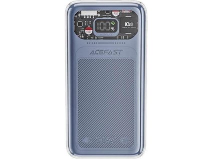 Powerbanka Acefast 10000mAh Sparkling Series s rychlým nabíjením 30W, šedá (M1)