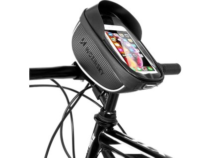 Brašna na řídítka kola Wozinsky s pouzdrem na telefon 1l černá (WBB16BK)
