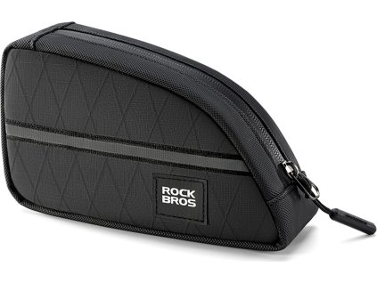 Brašna na rám kola Rockbros Triangle 0,8l - Černá