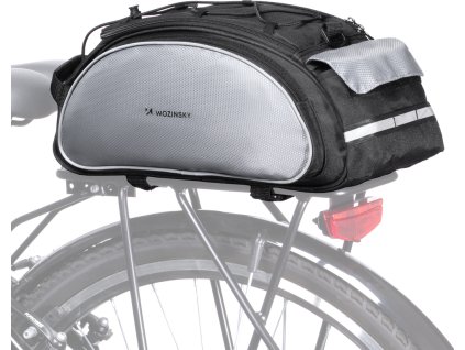 Wozinsky brašna na kolo s ramenním popruhem 13l černá (WBB1BK)