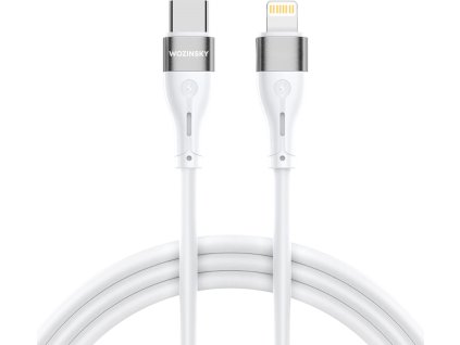 Wozinsky WSTCL2 Lightning / USB-C PD 27W kábel 2 m - biely
