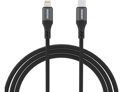 Dudao L3CL USB-C - Lightning 30W 2m opletený kábel - čierny