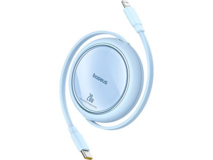 USB Cable Baseus Free2Pull USB-C to iP 20W 1m (blue)