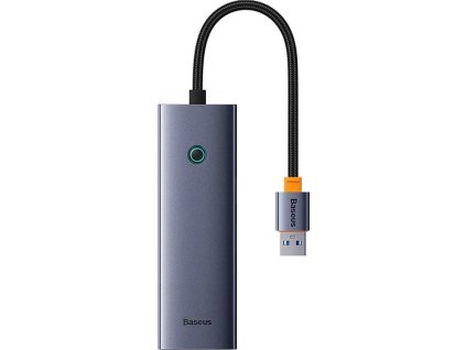 4in1 Hub Baseus UltraJoy USB-A to USB 3.0 + RJ45 (space grey)