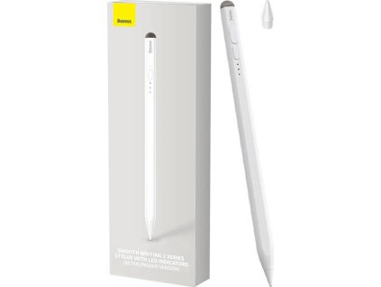Active / Passive Stylus Pen for iPad Baseus Smooth Writing 2 SXBC060302 - White