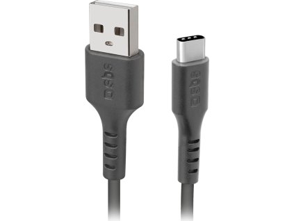 Kabel SBS TECABLEMICROC15K USB-A - USB-C 1,5 m - černý