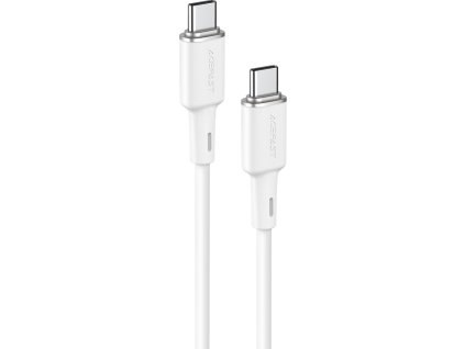 Kábel Acefast C2-03-CC USB-C - USB-C PD QC 60W 3A 480Mb/s 1,2 m - biely