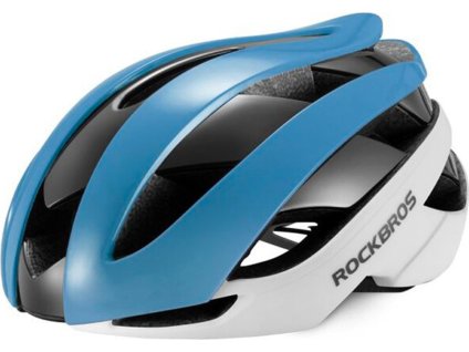 Cyklistická helma Rockbros 10110004003 velikost L - modrobílá