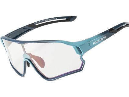 Rockbros 14110009005 polarizované cyklistické brýle pro děti 8-14 let - modré
