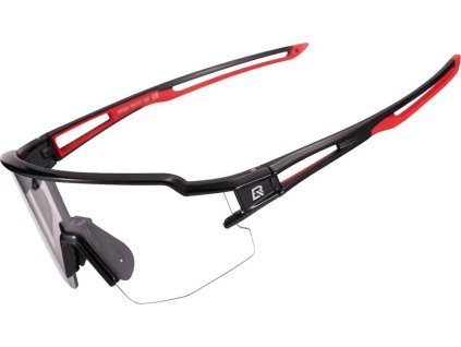 Cyklistické brýle Rockbros 10173 fotochromatické UV400 - černočervené