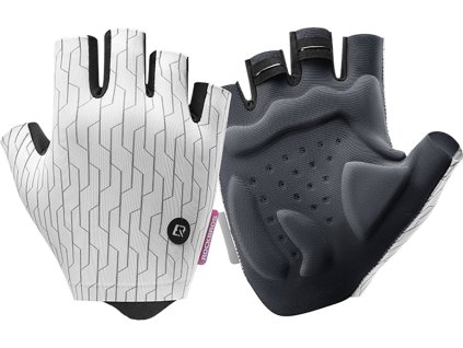 Cyklistické rukavice Rockbros MTB velikost: M - bílé a černé