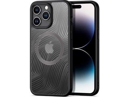 Pancierový kryt pre iPhone 15 Pro Max s MagSafe Dux Ducis Aimo Mag - čierny
