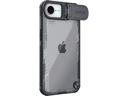 Pouzdro Nillkin Iceblade Prop s krytem objektivu a stojánkem pro iPhone 16e - černé