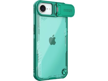 Pouzdro Nillkin Iceblade Prop s krytem objektivu a stojánkem pro iPhone 16e - zelené