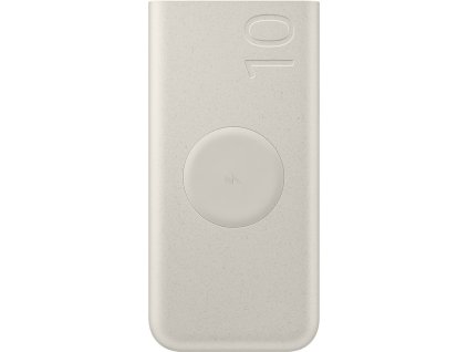 Powerbanka Samsung EB-U2510XUEGEU indukční 10000 mAh 2x USB-C 25W SFC - béžová