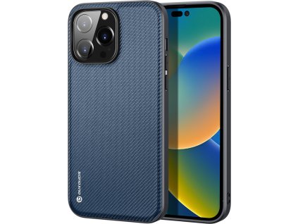 Kryt Dux Ducis Fino pouzdro iPhone 14 Pro Max modrý nylon