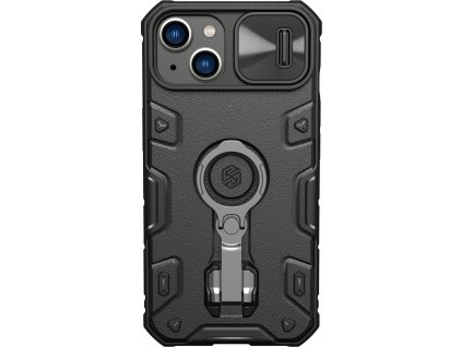 Nillkin CamShield Armor Pro Magnetic Case iPhone 14 Plus MagSafe Armored Cover Stand Ring Black